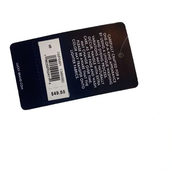 Lucky Brand Cream with Hearts Long Sleeved Top - Picture 10 of 14